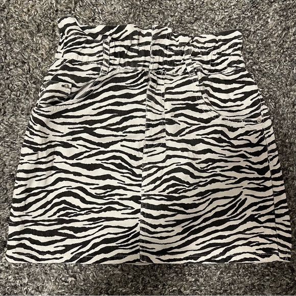 zara zebra print skirt - Picture 1 of 5
